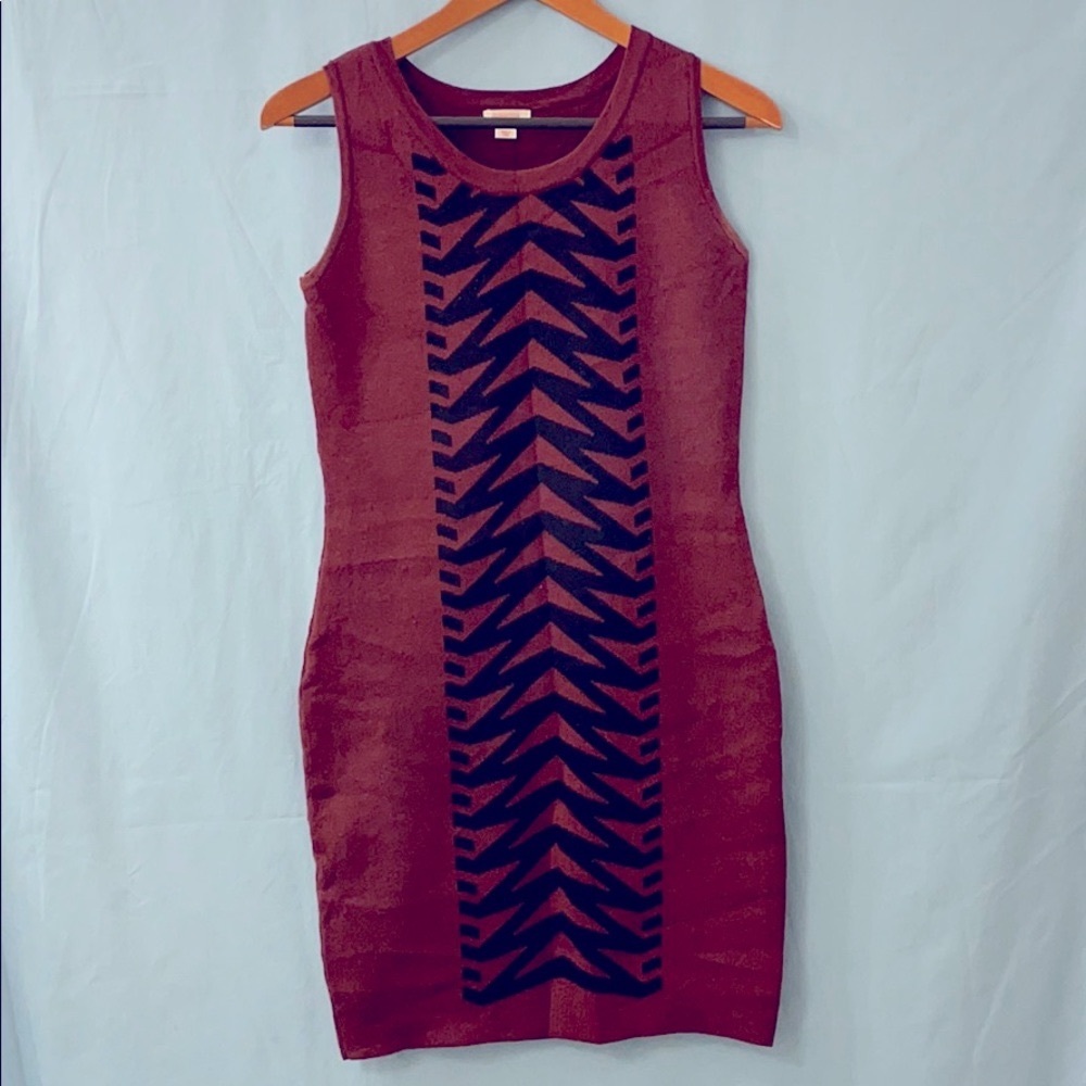 Burgundy Sweater Dress